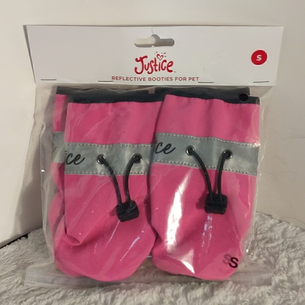 NWT Justice Reflective Booties For Pets - Picture 6 of 6
